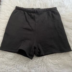 Joah Brown Fitted Sweatshorts